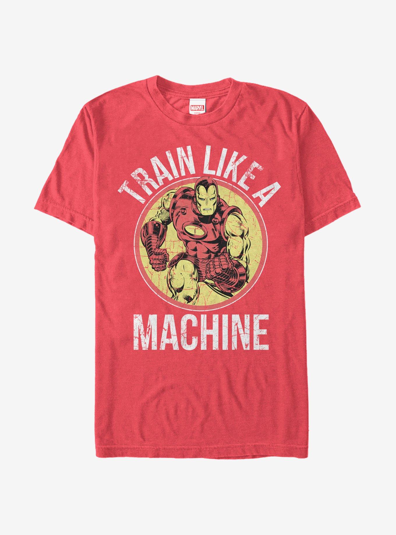 Marvel Iron Man Train Like a Machine T-Shirt, , hi-res