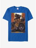 Marvel Black Panther Jungle Cats T-Shirt, ROYAL, hi-res