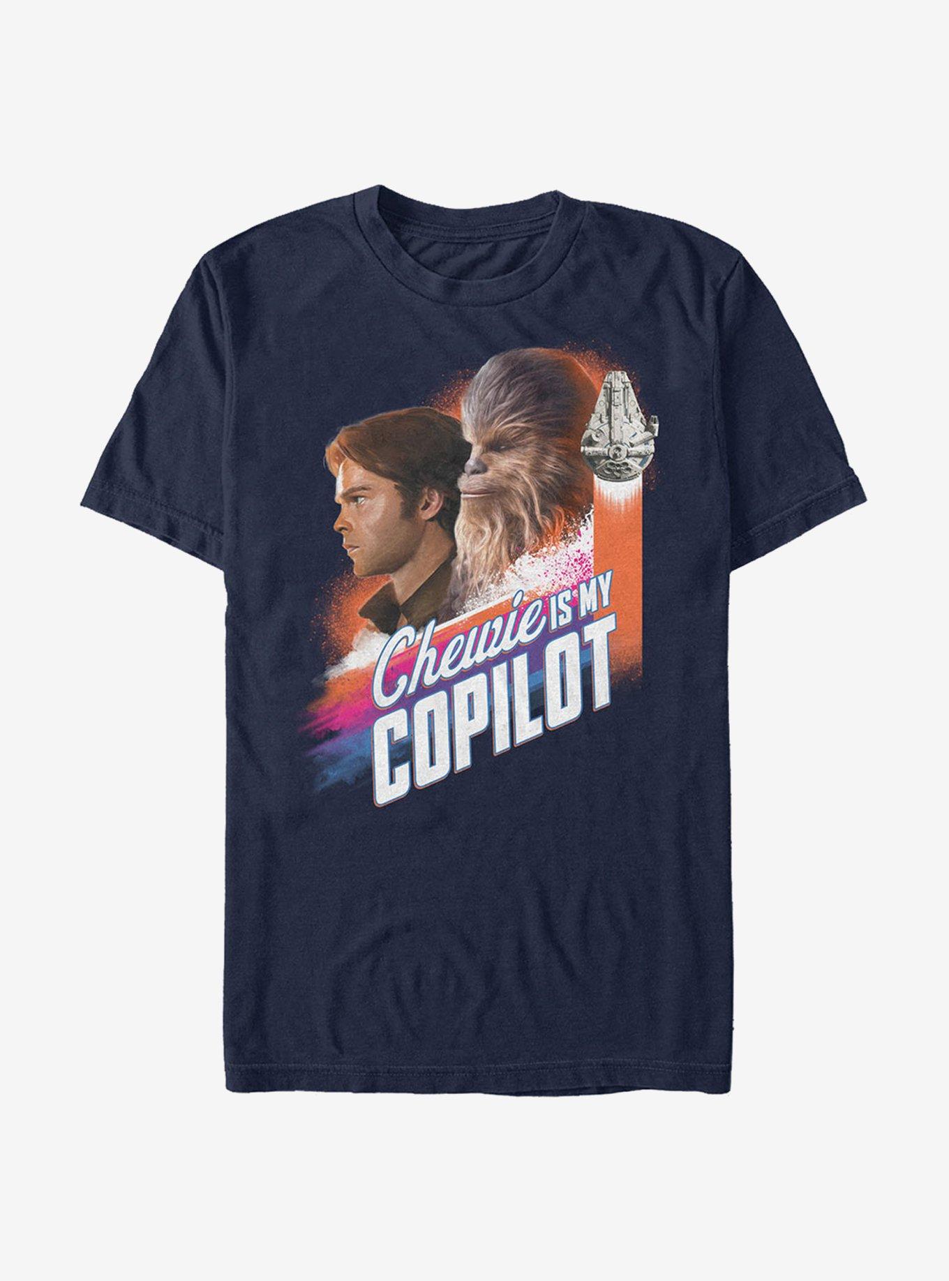 Star Wars Chewie is My Copilot T-Shirt, NAVY, hi-res