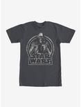 Star Wars Kylo Ren Classic Distressed T-Shirt, CHARCOAL, hi-res