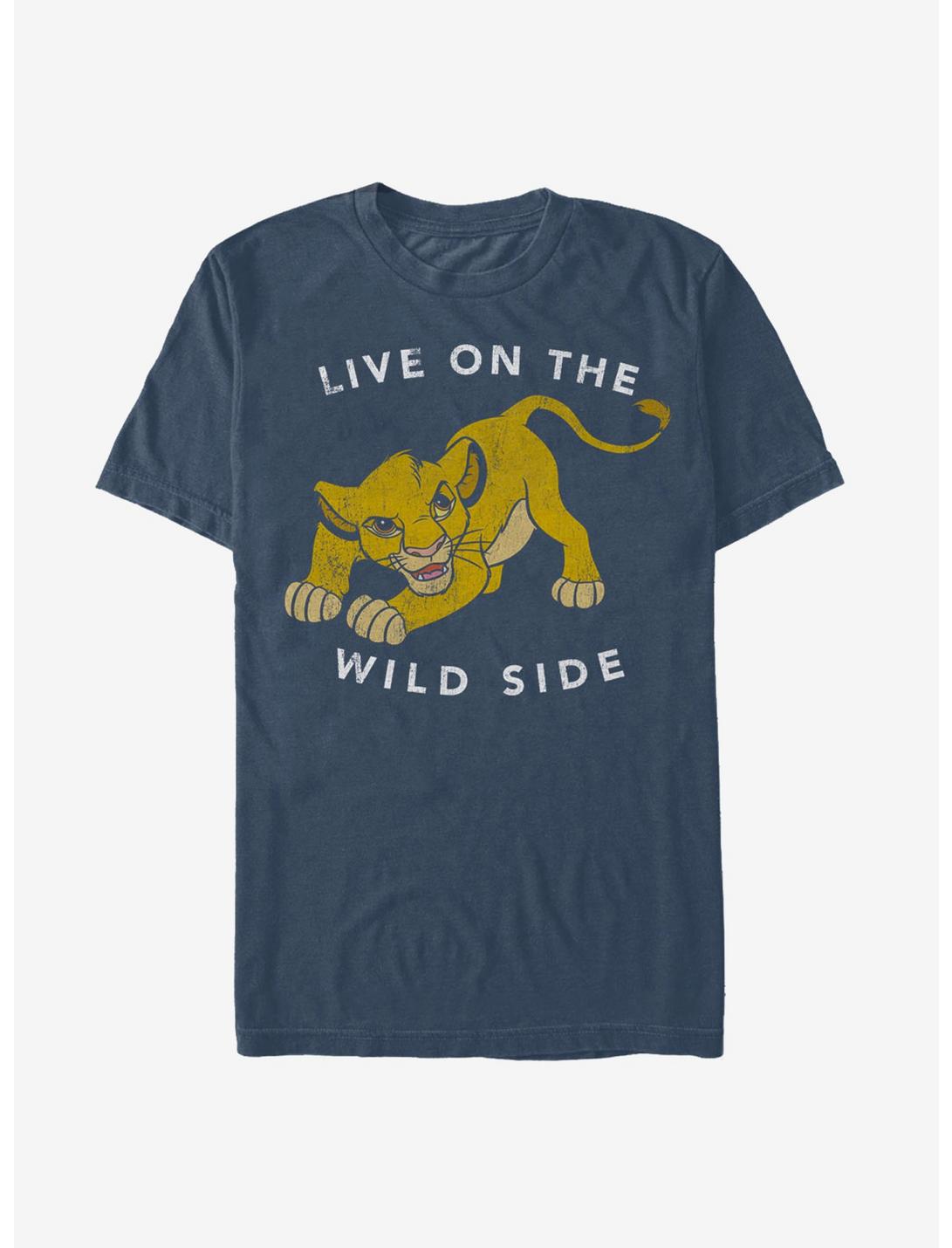 Lion King Simba Live on the Wild Side T-Shirt, NAVY, hi-res