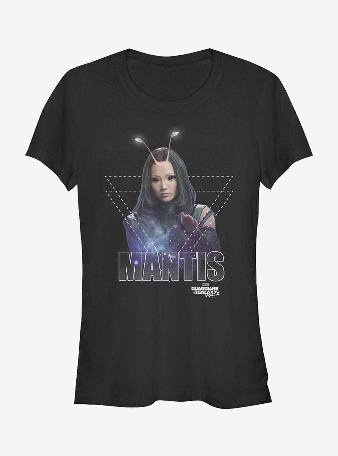 Marvel Guardians of the Galaxy Vol. 2 Mantis Triangle Girls T-Shirt, BLACK, hi-res