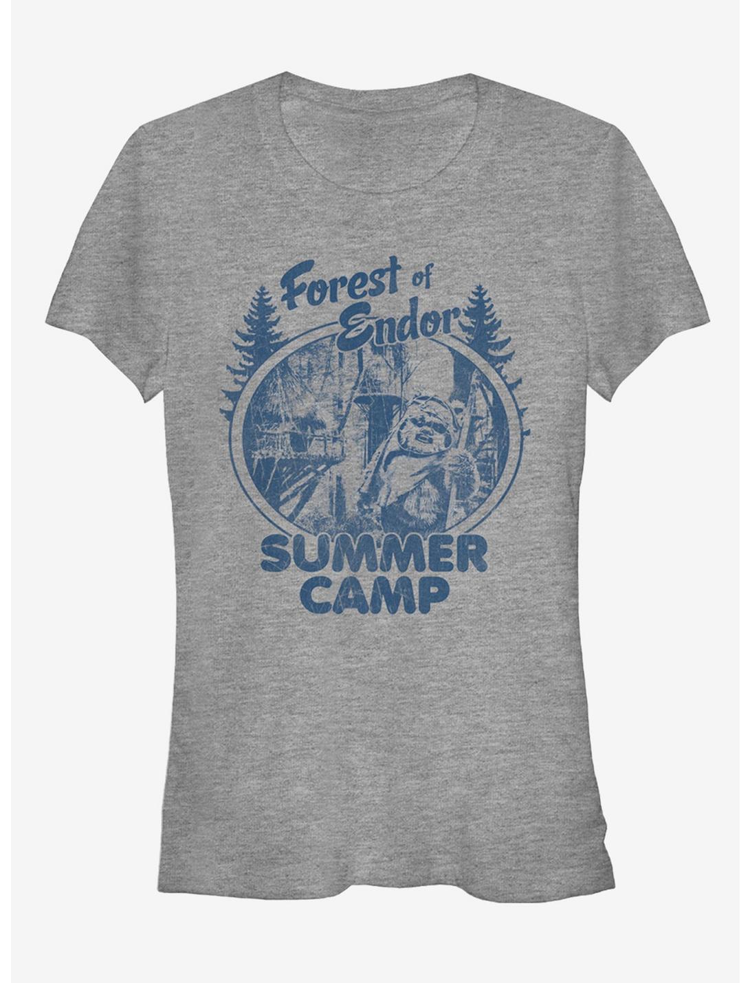 Star Wars Forest of Endor Summer Camp Girls T-Shirt, ATH HTR, hi-res