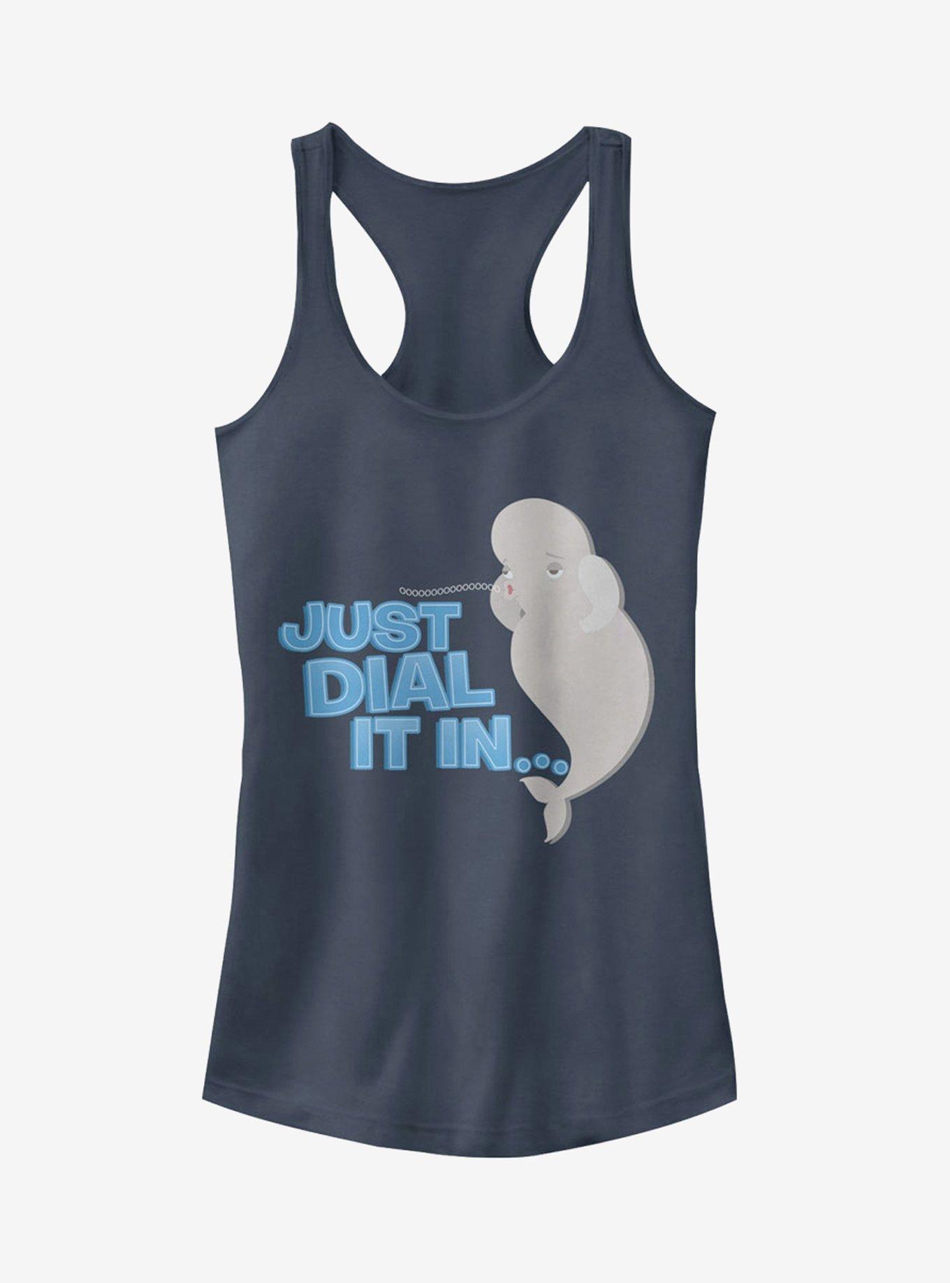 Disney Pixar Finding Dory Bailey Just Dial it In Girls Tank, INDIGO, hi-res