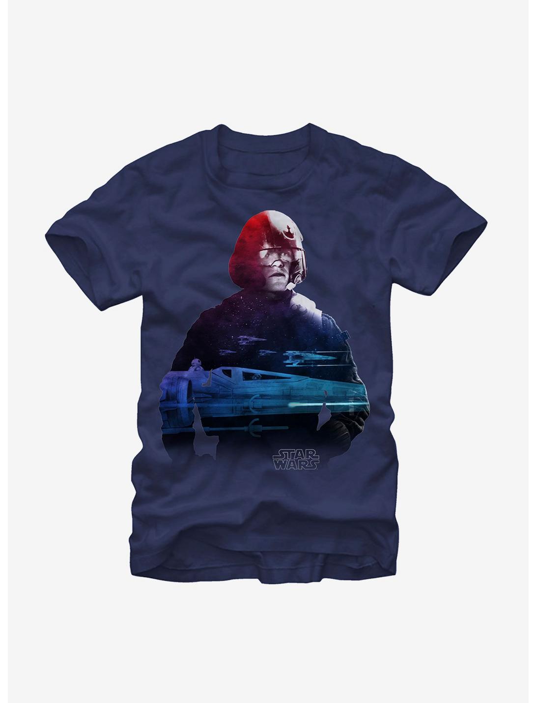 Star Wars Poe Dameron T-Shirt, NAVY, hi-res