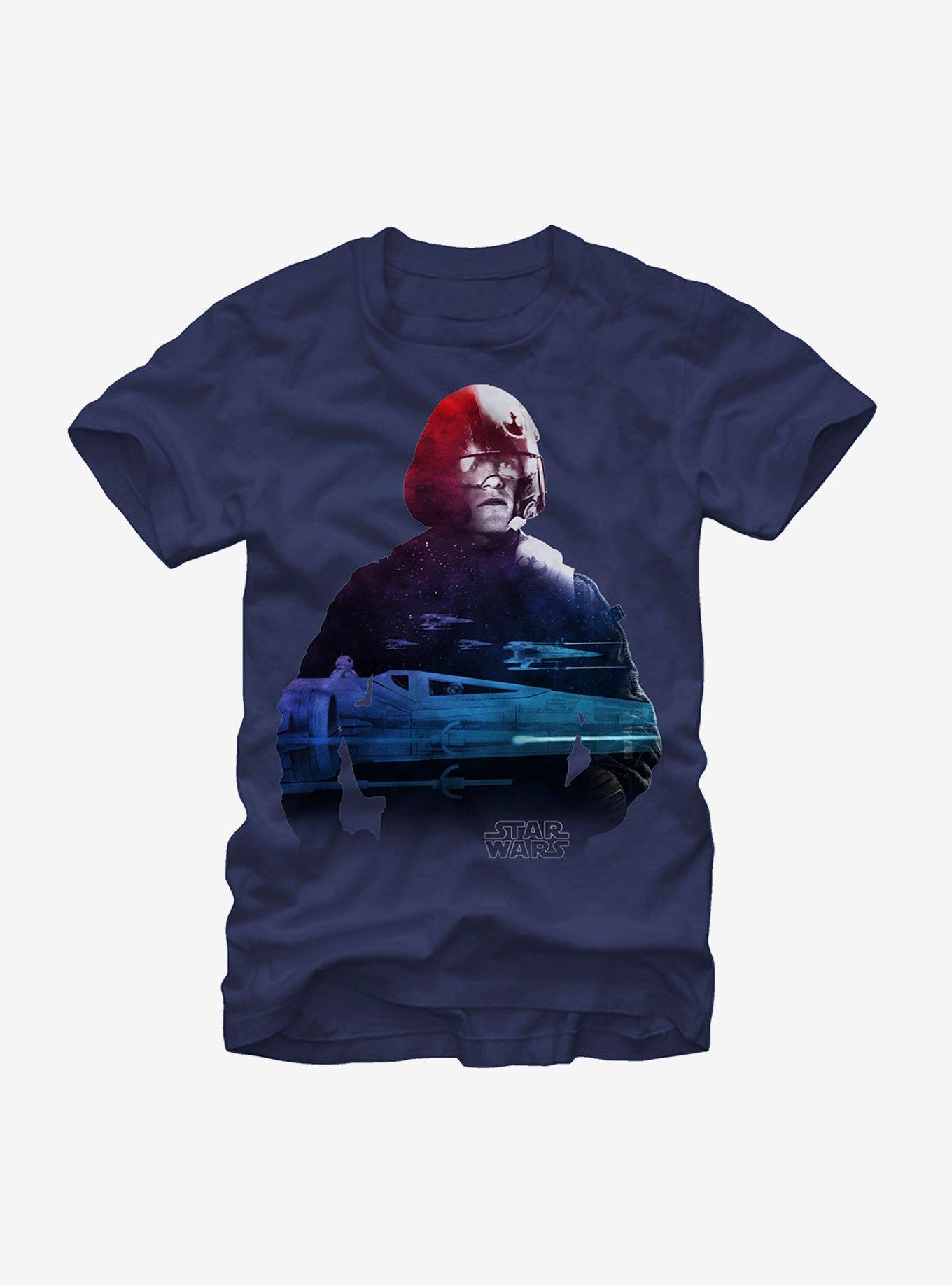 Star Wars Poe Dameron T-Shirt, NAVY, hi-res