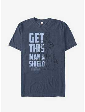 Marvel Avengers: Infinity War Get Captain Shield Text T-Shirt, , hi-res