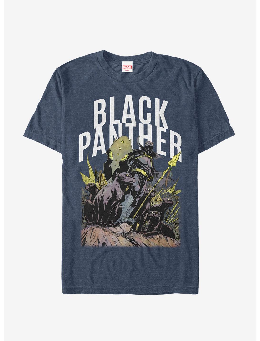 Marvel Black Panther Army T-Shirt, NAVY HTR, hi-res