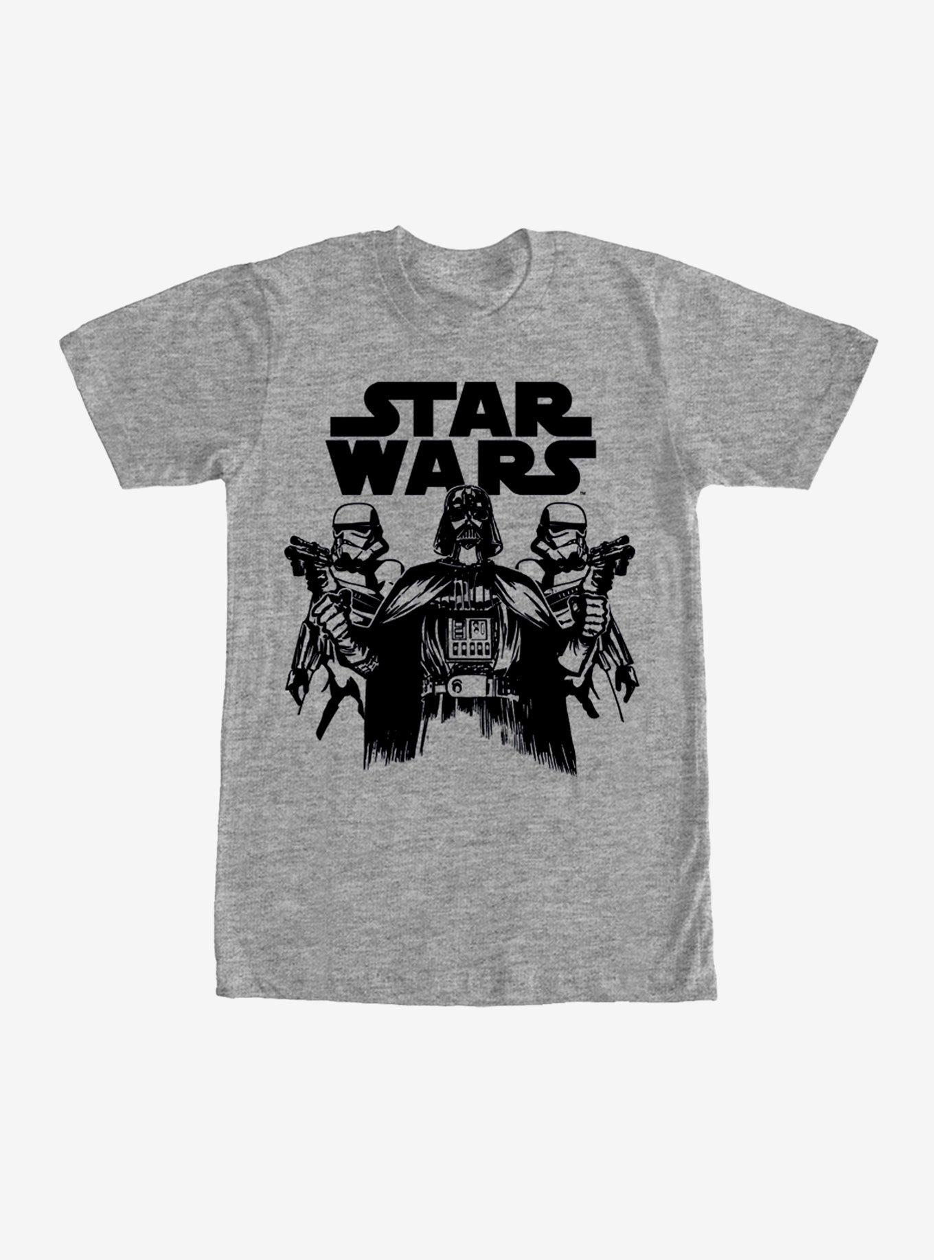 Star Wars Darth Vader Entourage T-Shirt, ATH HTR, hi-res
