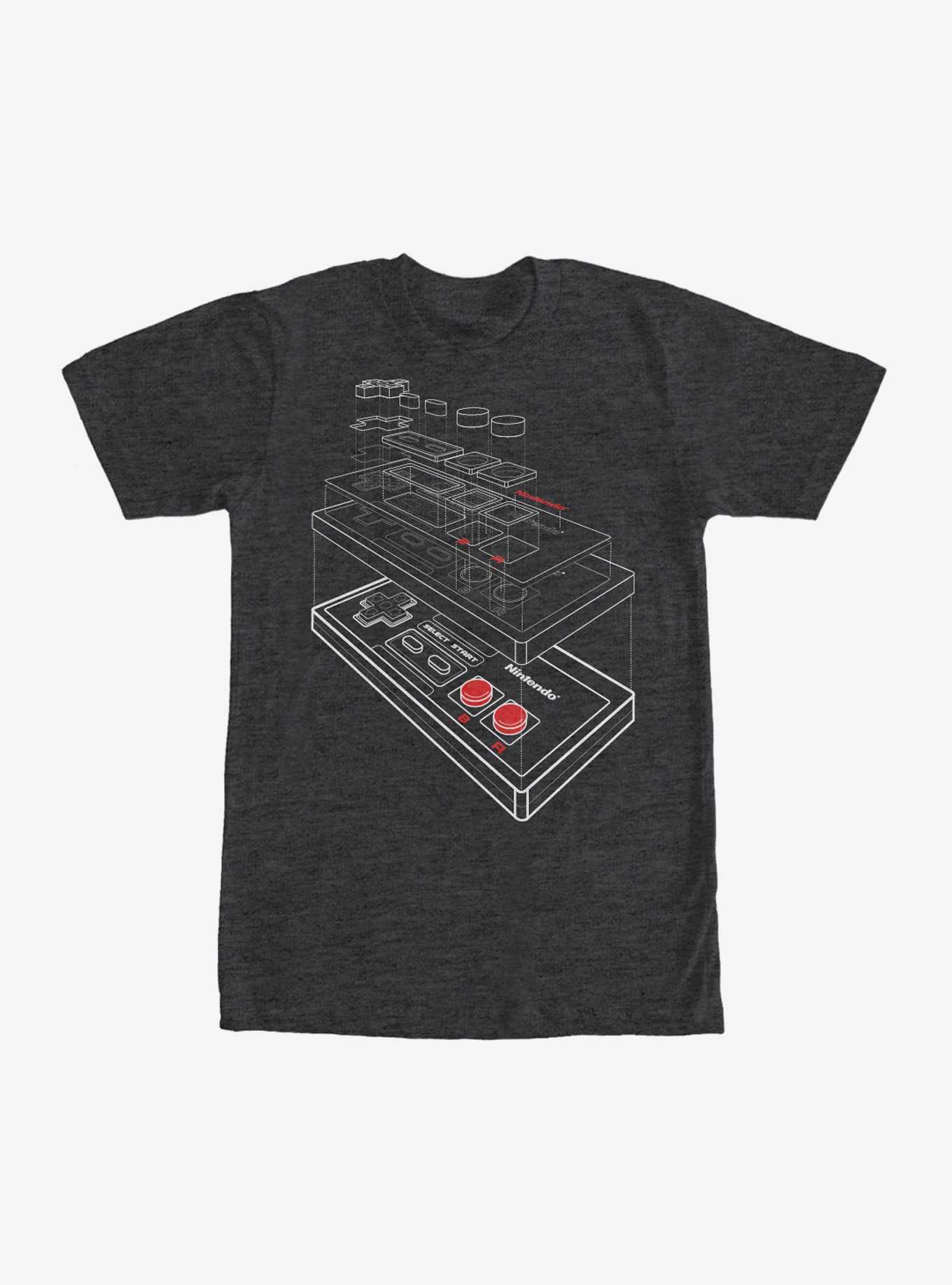 Nintendo Layered NES Controller T-Shirt, , hi-res