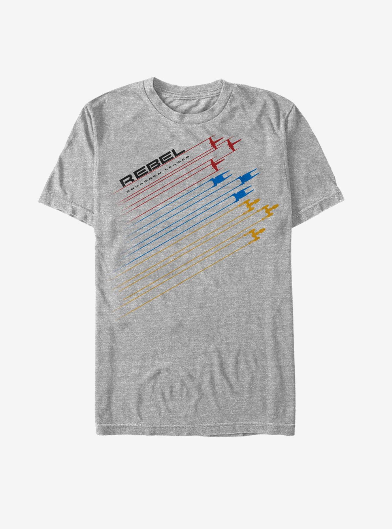 Star Wars Rebel Battle Ship Streak T-Shirt, ATH HTR, hi-res