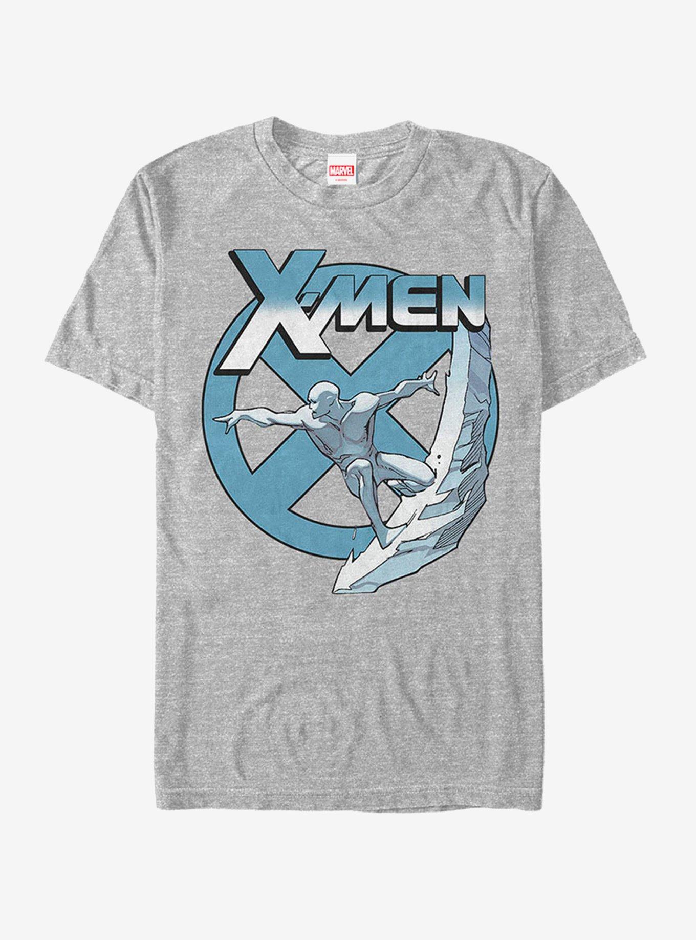Marvel X-Men Iceman Surf T-Shirt, ATH HTR, hi-res