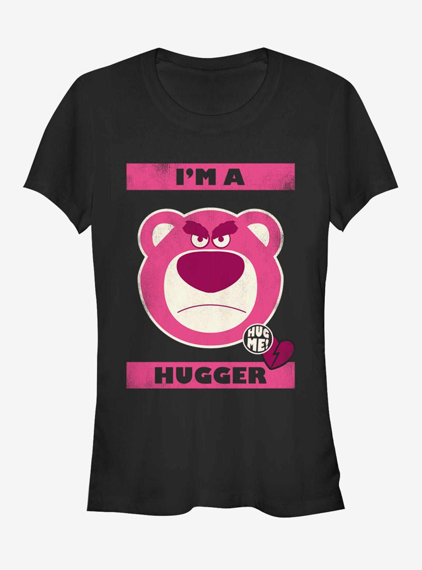 Toy Story I'm a Hugger Lotso Bear Girls T-Shirt, BLACK, hi-res
