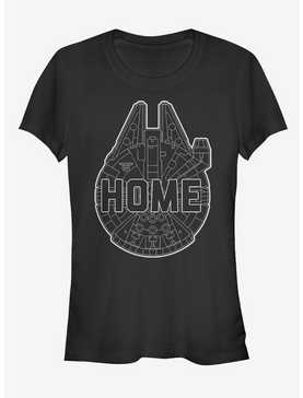 Star Wars Millennium Falcon Home Girls T-Shirt, , hi-res