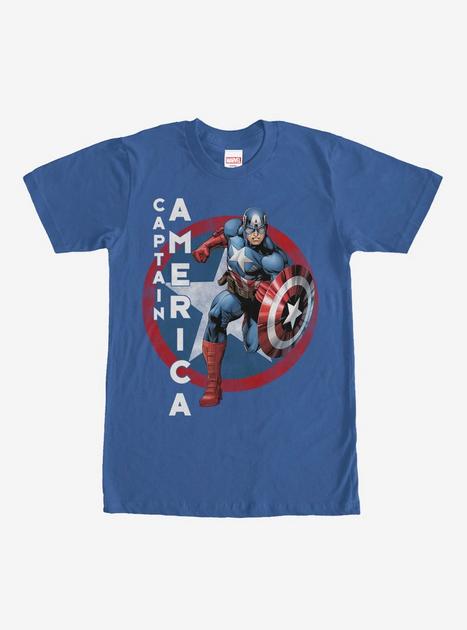 Marvel Captain America T-Shirt - GREY | Hot Topic