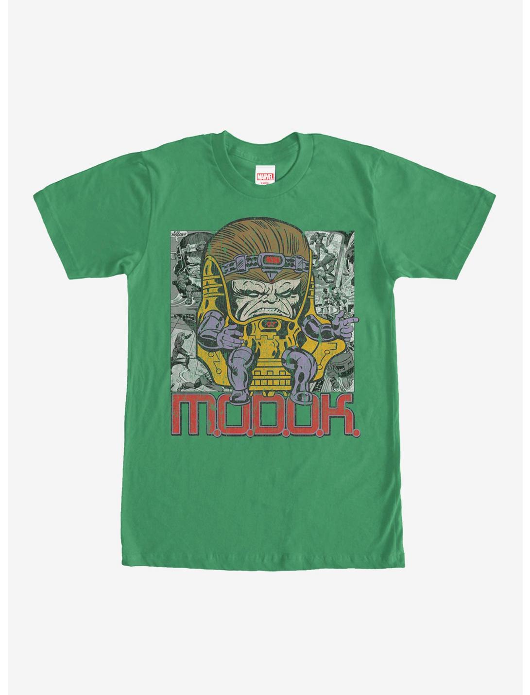 Marvel MODOK Comic Book Page Print T-Shirt, KELLY, hi-res