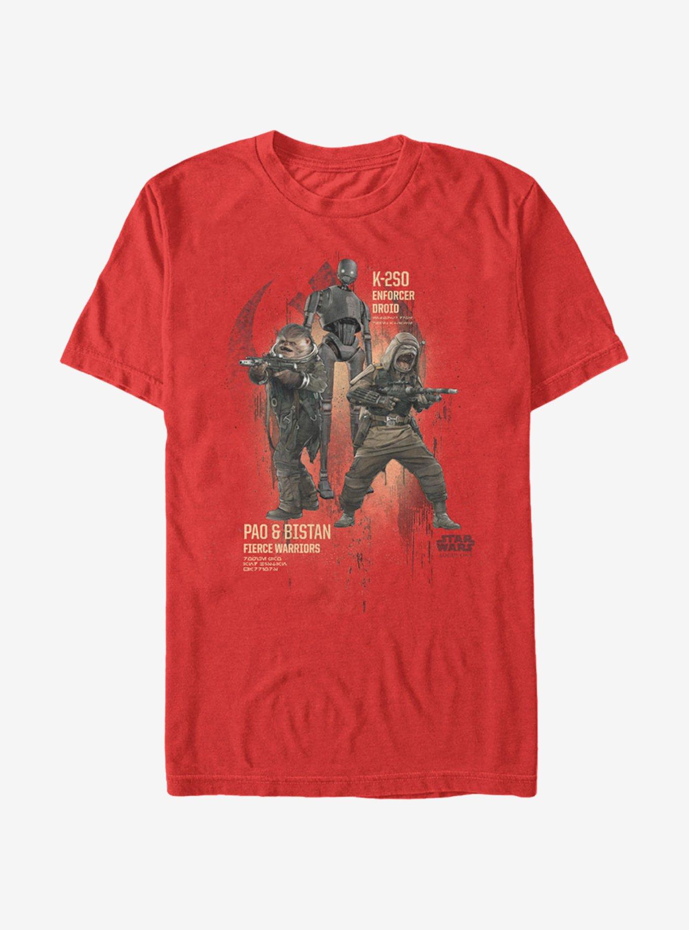 Star Wars Rebel Warriors Pao Bistan K-2SO T-Shirt