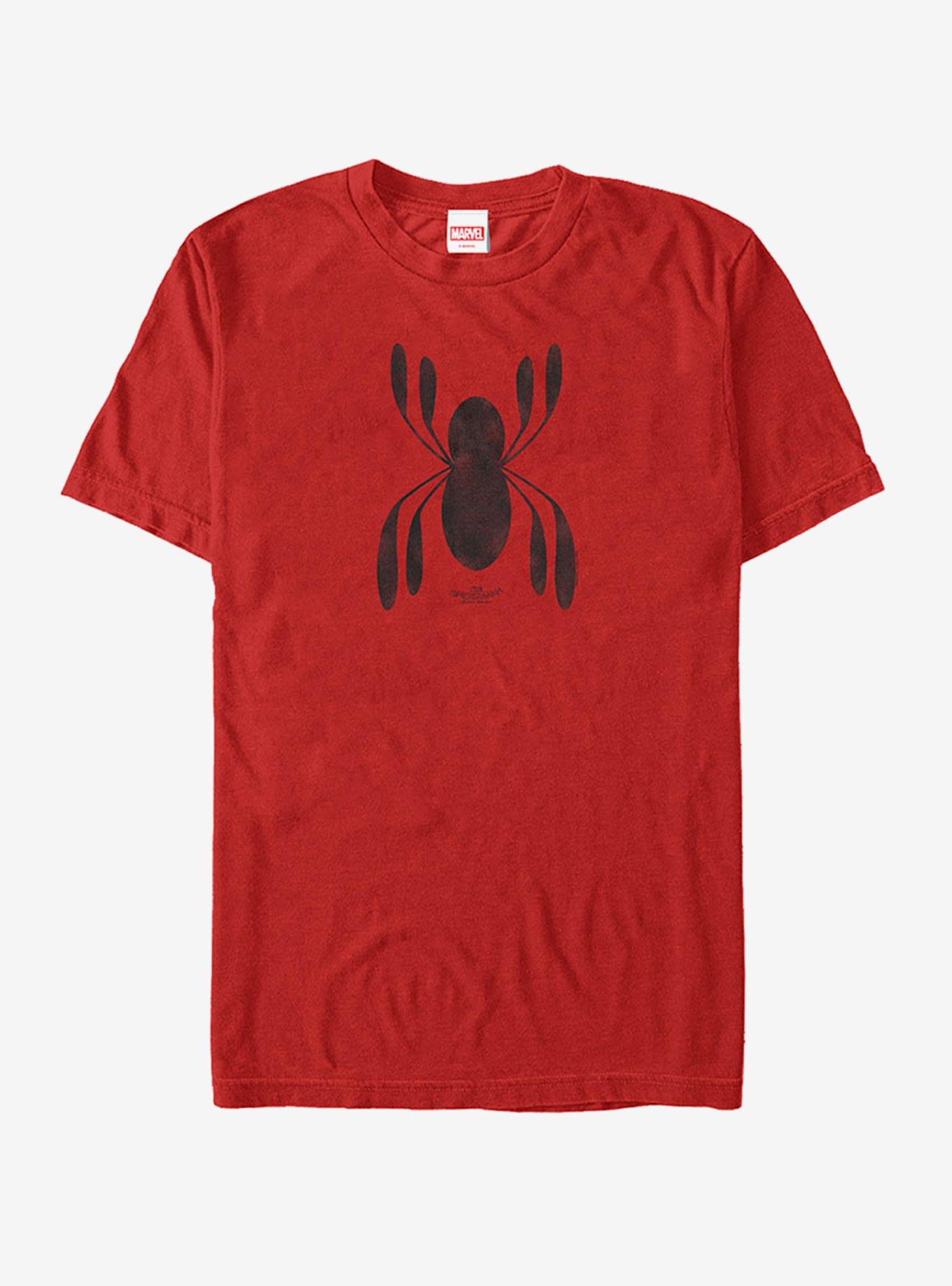 Marvel SpiderMan Logo TShirt RED Hot Topic