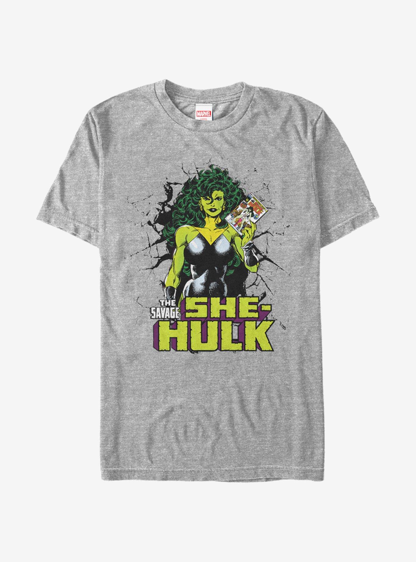 Marvel She-Hulk Comic T-Shirt, ATH HTR, hi-res