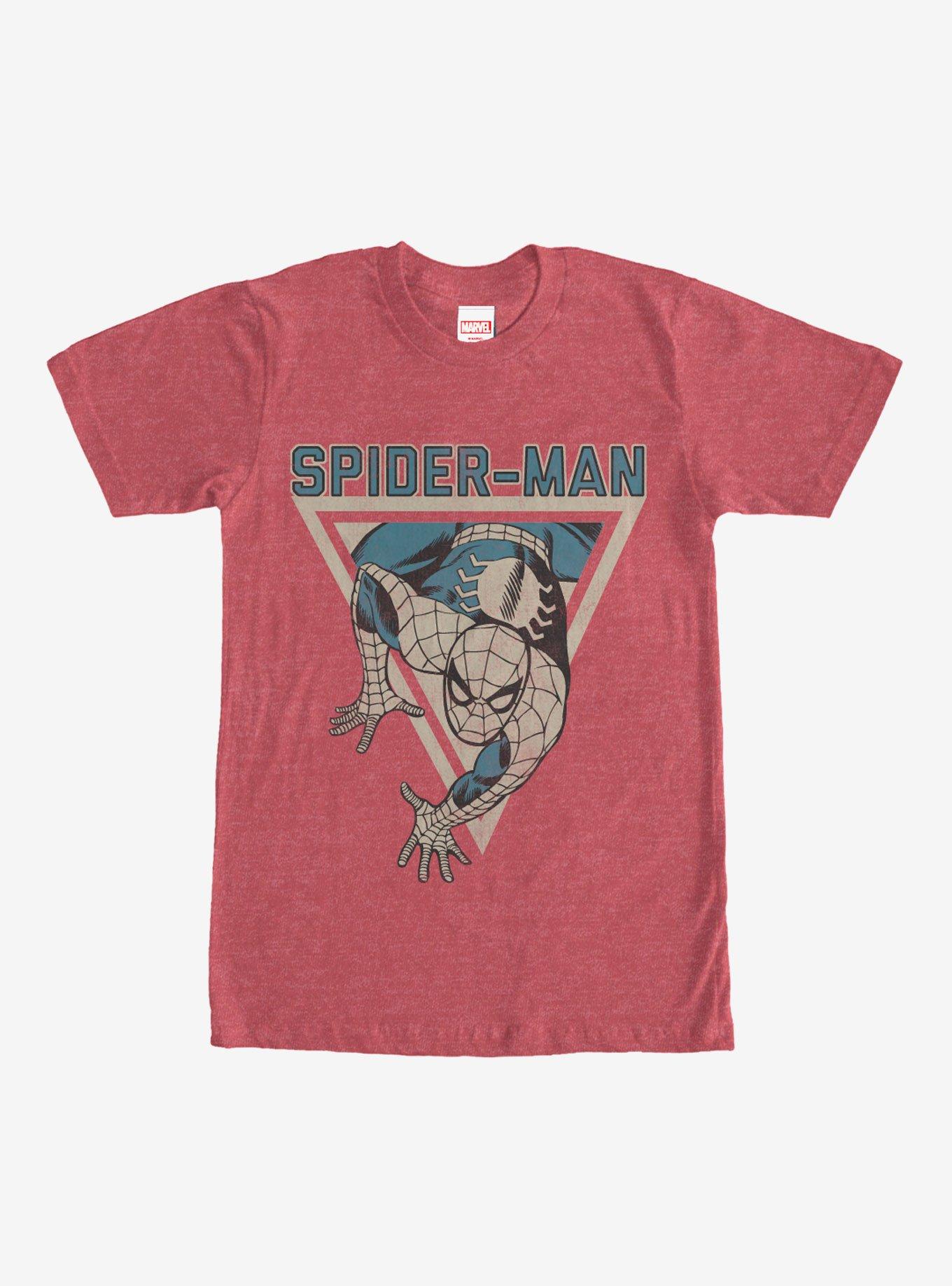 Marvel Triangle Spider-Man T-Shirt, RED HTR, hi-res