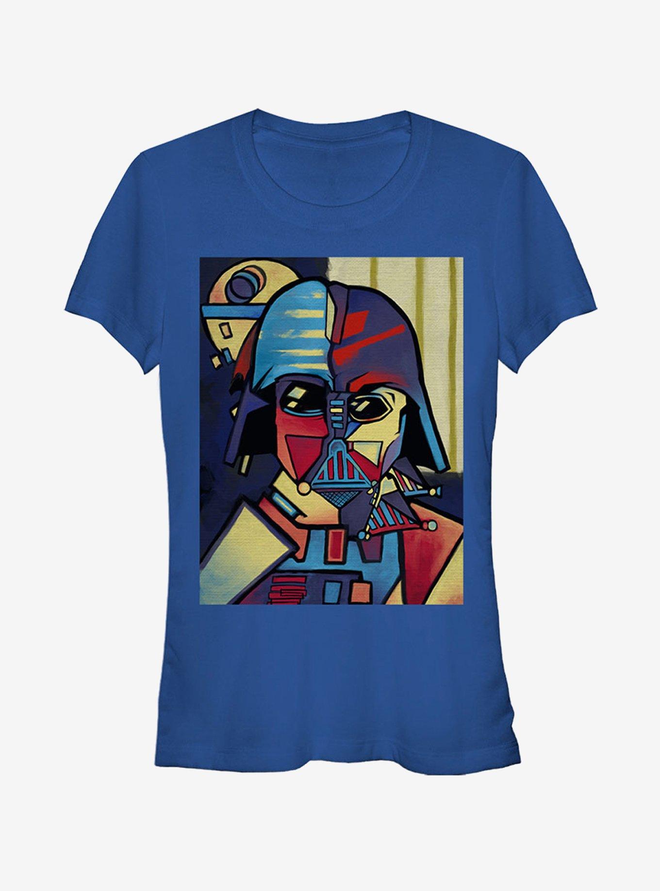 Star Wars Darth Vader Picasso Girls T-Shirt, ROYAL, hi-res