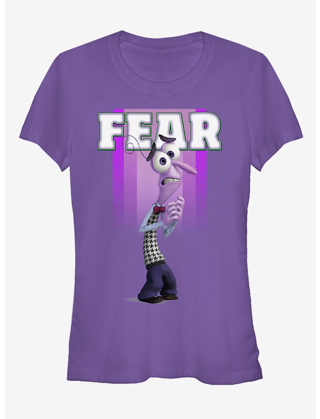 Disney Pixar Inside Out Fear Portrait Girls T-Shirt, PURPLE, hi-res
