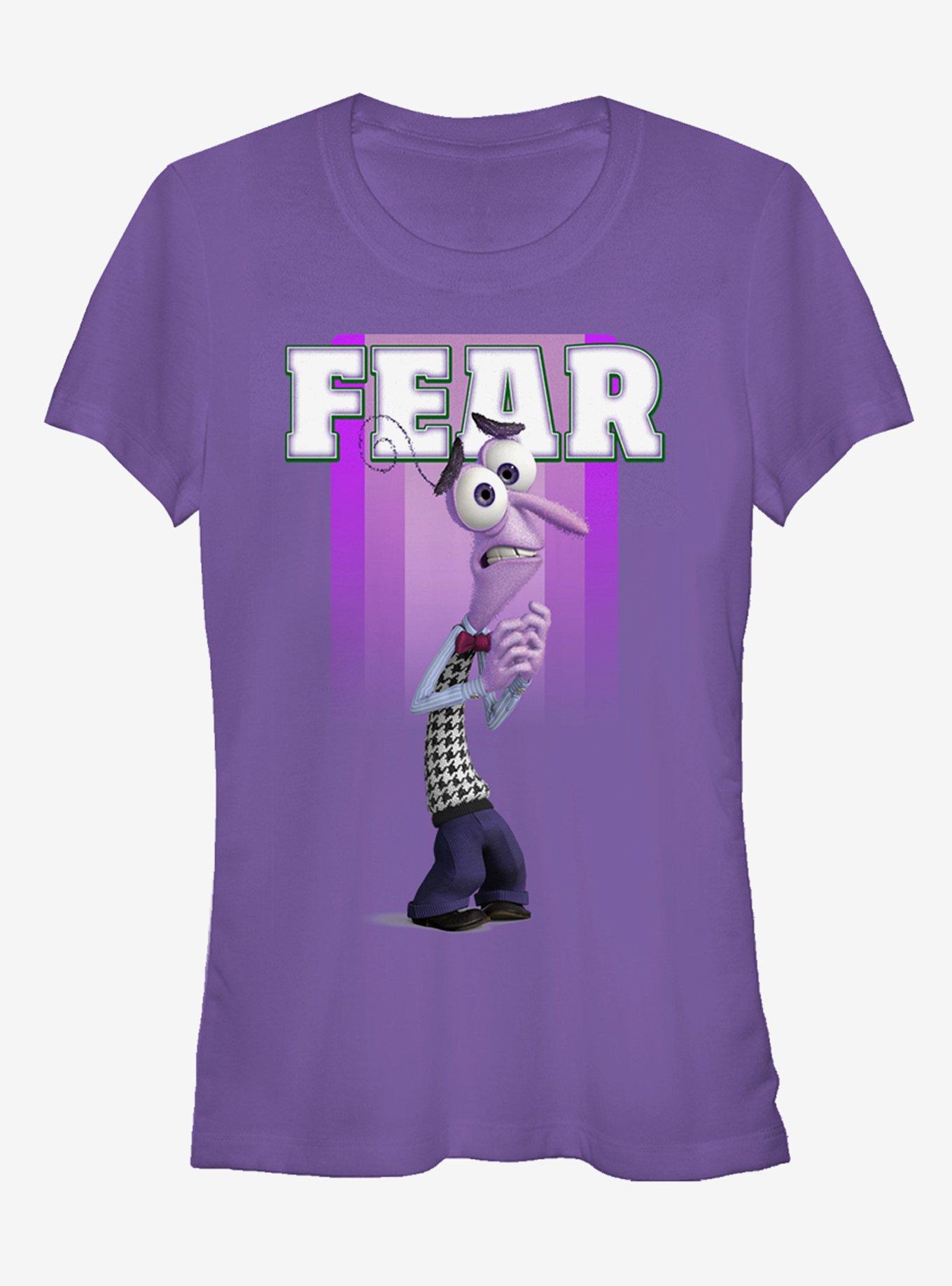 Disney Pixar Inside Out Fear Portrait Girls T-Shirt, PURPLE, hi-res