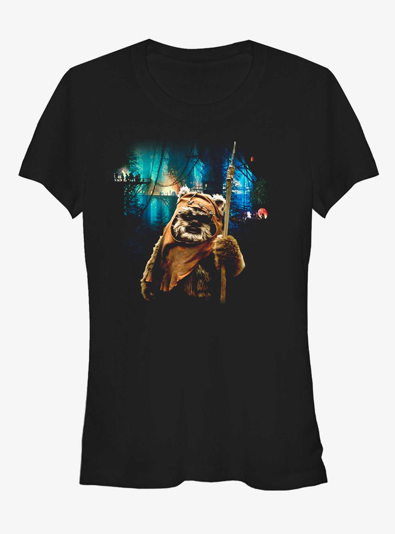 Star Wars Tree Village Wicket Ewok Girls T-Shirt, , hi-res