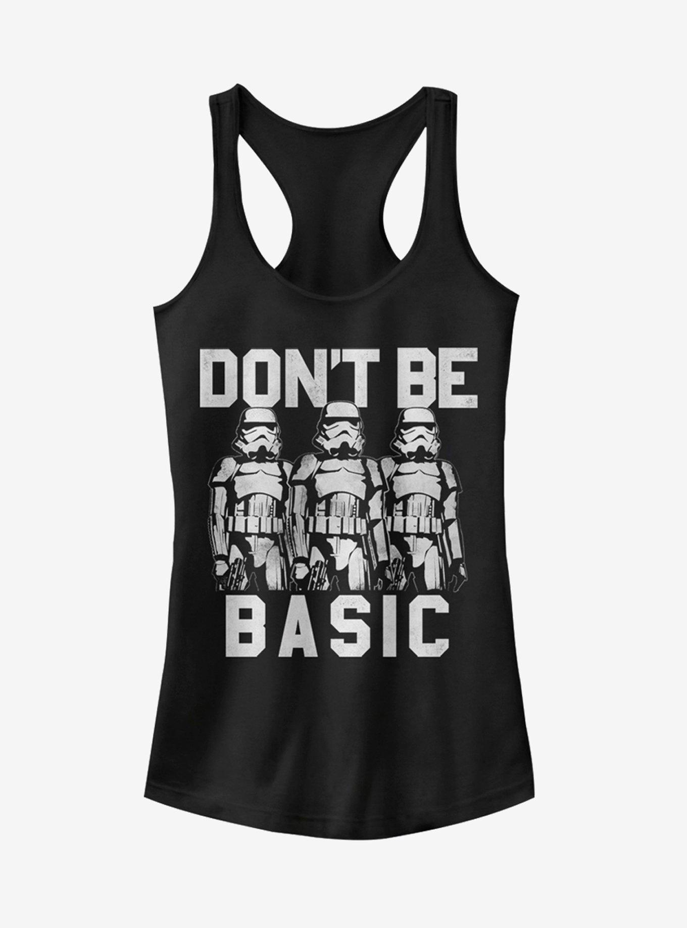 Star Wars Don't Be Basic Stormtroopers Girls Tank Top, BLACK, hi-res