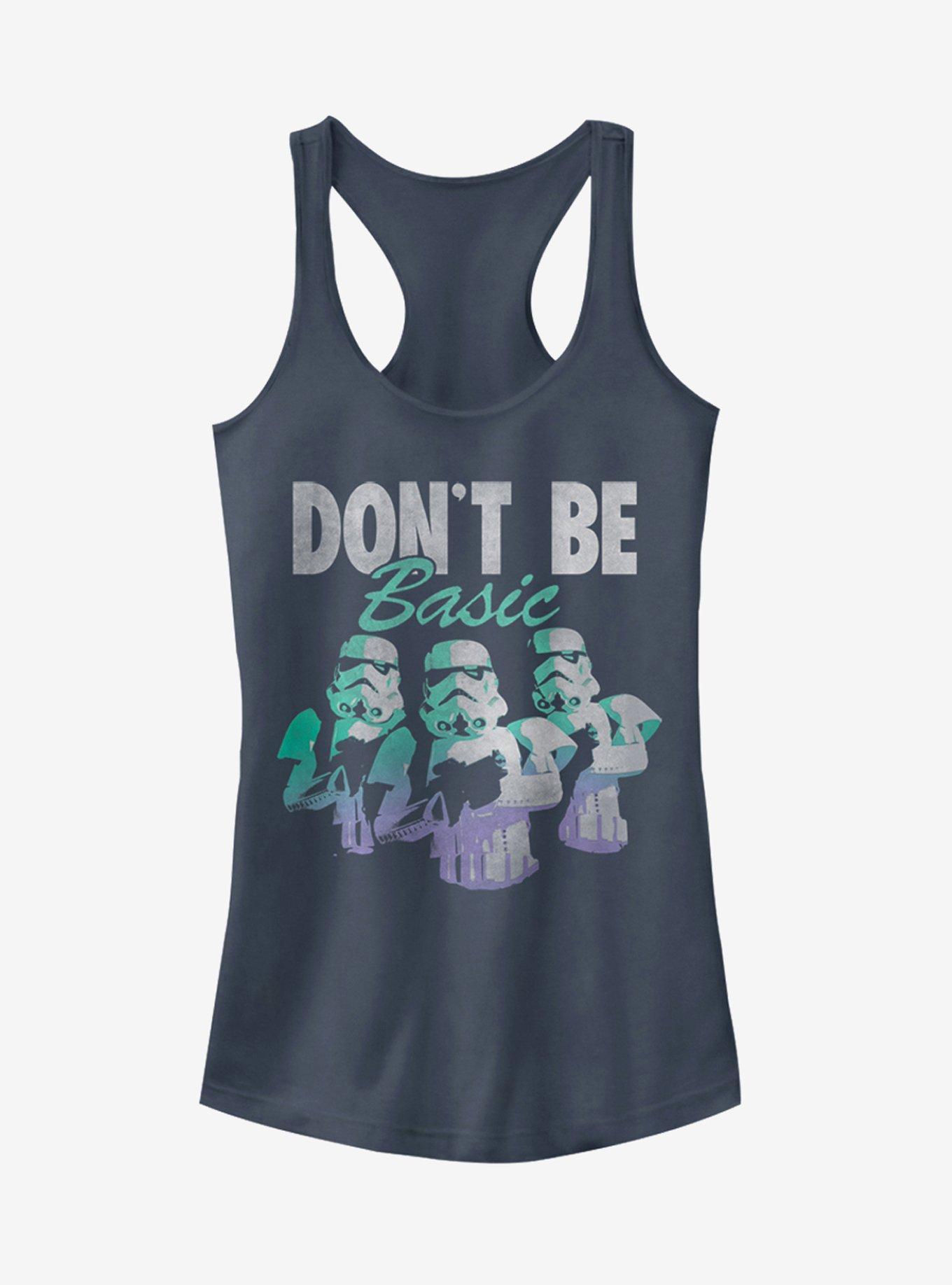 Star Wars Stormtroopers Don't Be Basic Girls Tank Top, INDIGO, hi-res