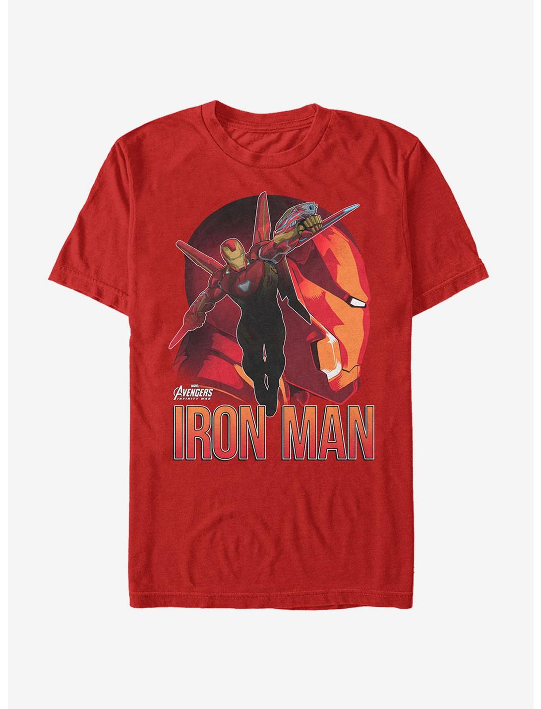 Marvel Avengers: Infinity War Iron Man View T-Shirt, RED, hi-res