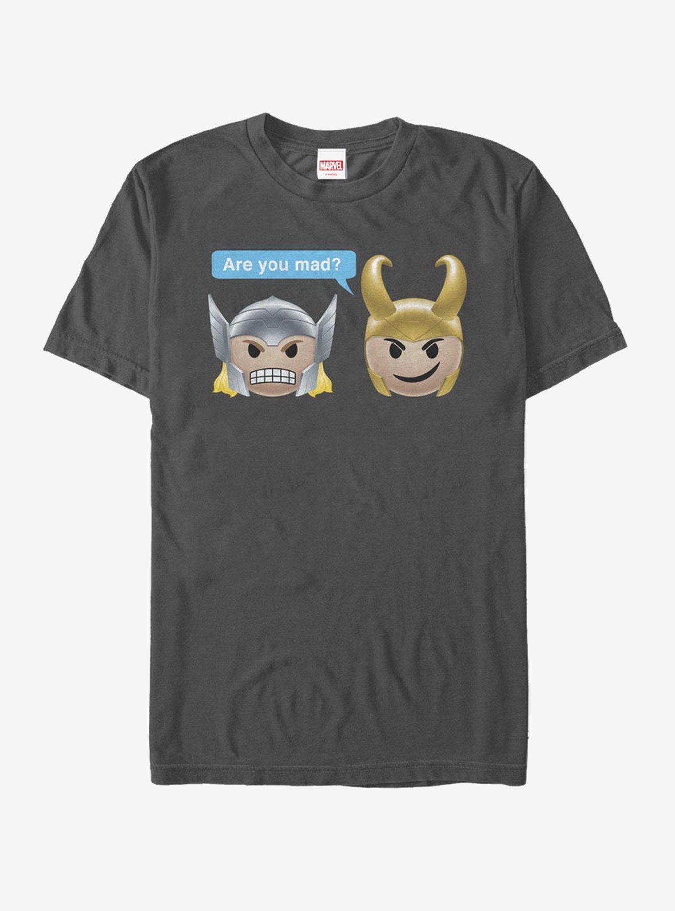 Marvel Thor Loki Mad Emoji T-Shirt, , hi-res