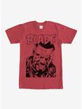 Marvel Blade Vampire Hunter Portrait T-Shirt, RED HTR, hi-res