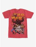 Star Wars Comic Battle Pose T-Shirt, RED HTR, hi-res
