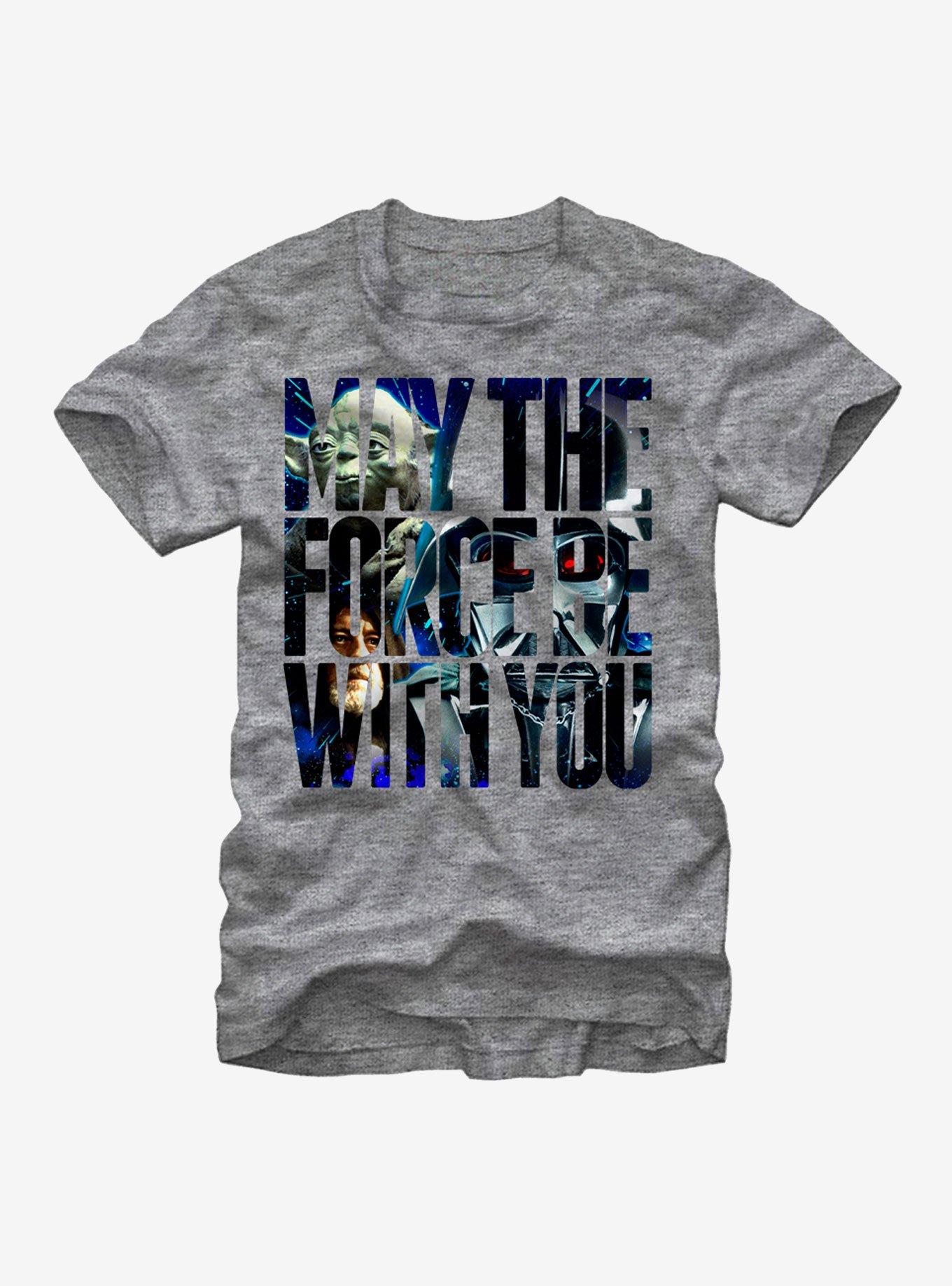Star Wars Force Be With You Photos T-Shirt, ATH HTR, hi-res