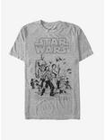 Star Wars Rebellion Scarif Scene T-Shirt, ATH HTR, hi-res