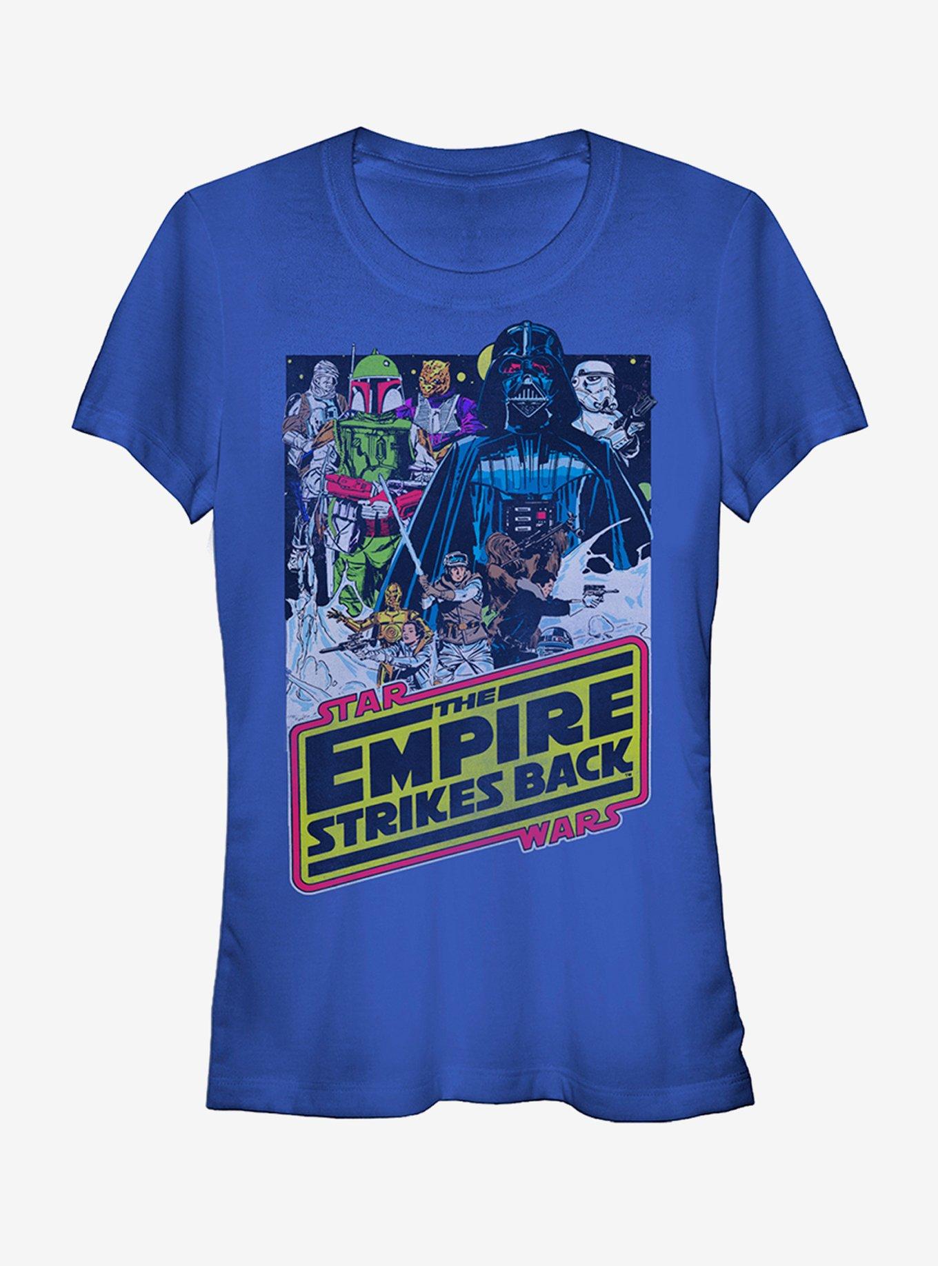 Star Wars Episode V Empire Strikes Back Girls T-Shirt, ROYAL, hi-res