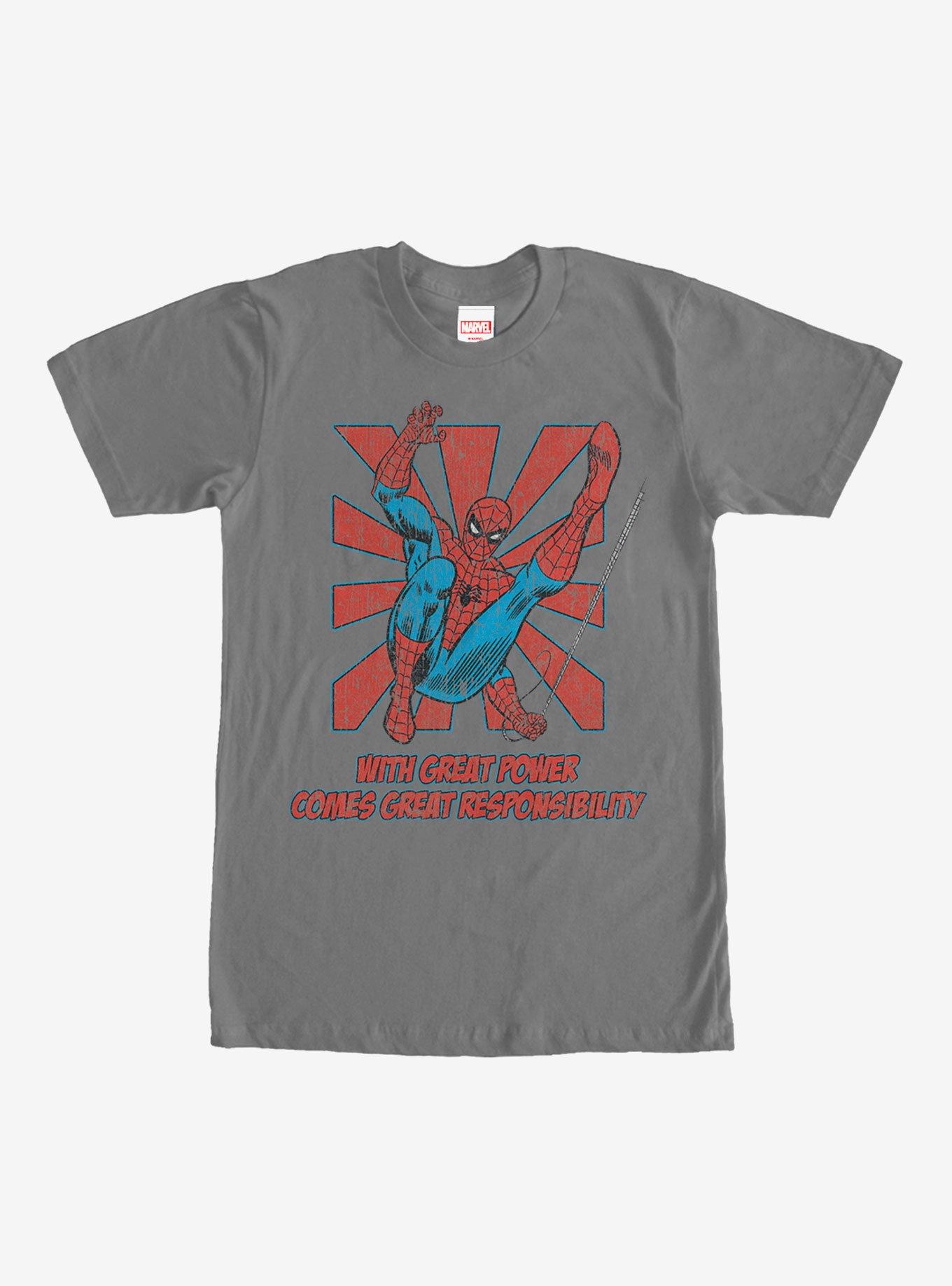 Marvel Spider-Man Great Power T-Shirt, , hi-res