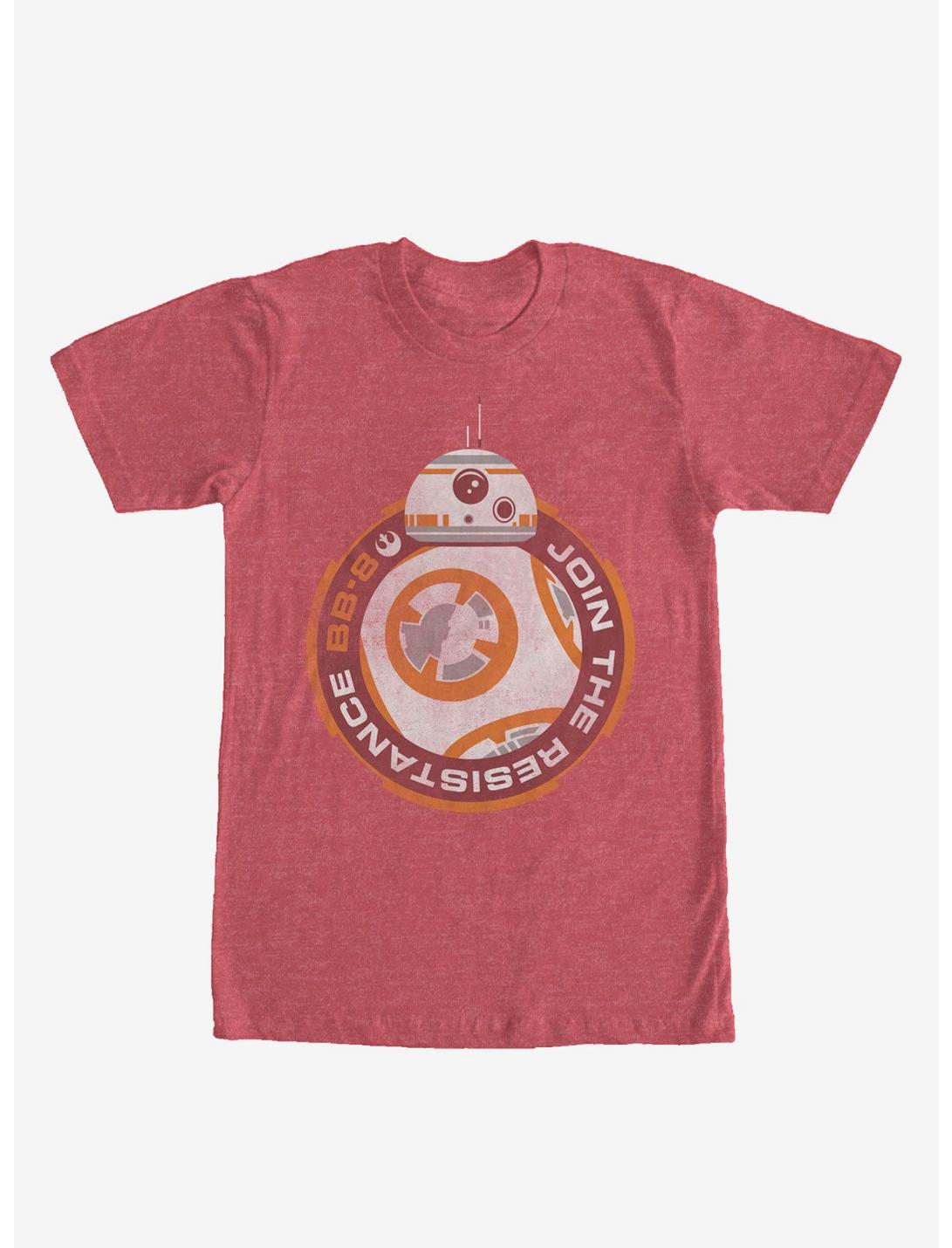 Star Wars BB-8 Join the Resistance T-Shirt, RED HTR, hi-res