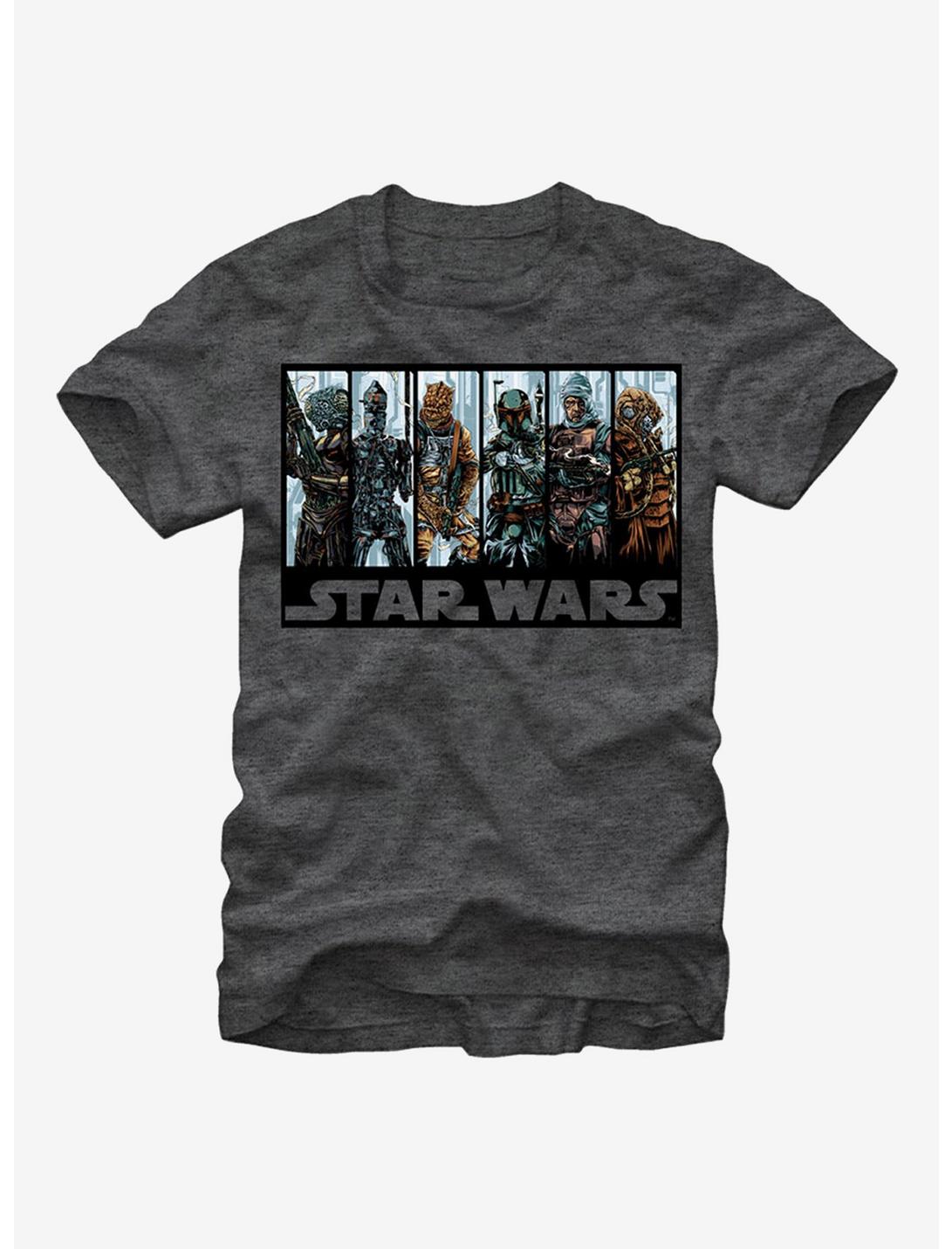 Star Wars Bounty Hunter's Guild T-Shirt, CHAR HTR, hi-res