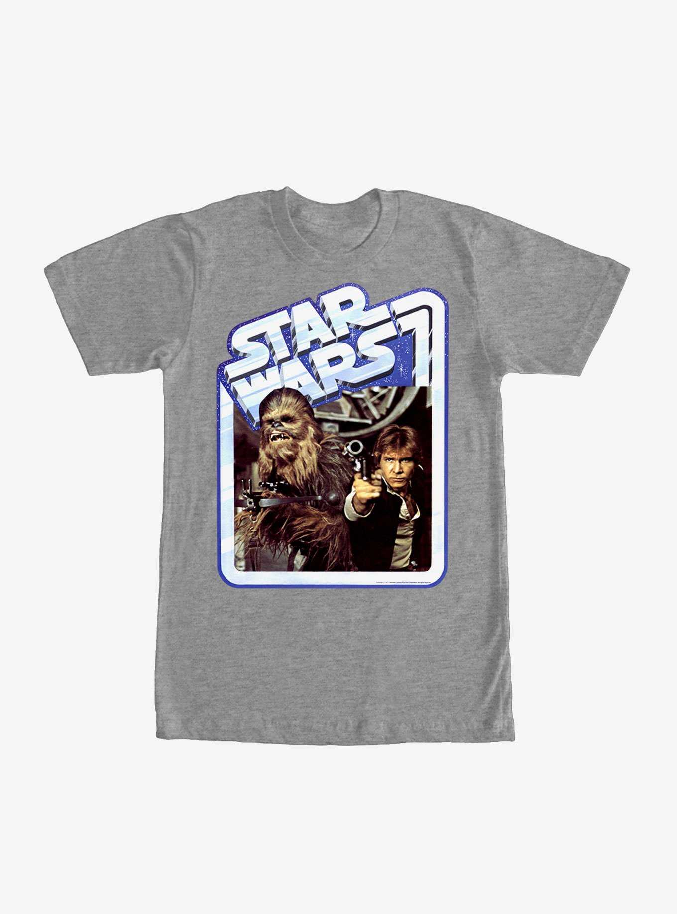Star Wars Chewbacca and Han Solo Aim T-Shirt, , hi-res