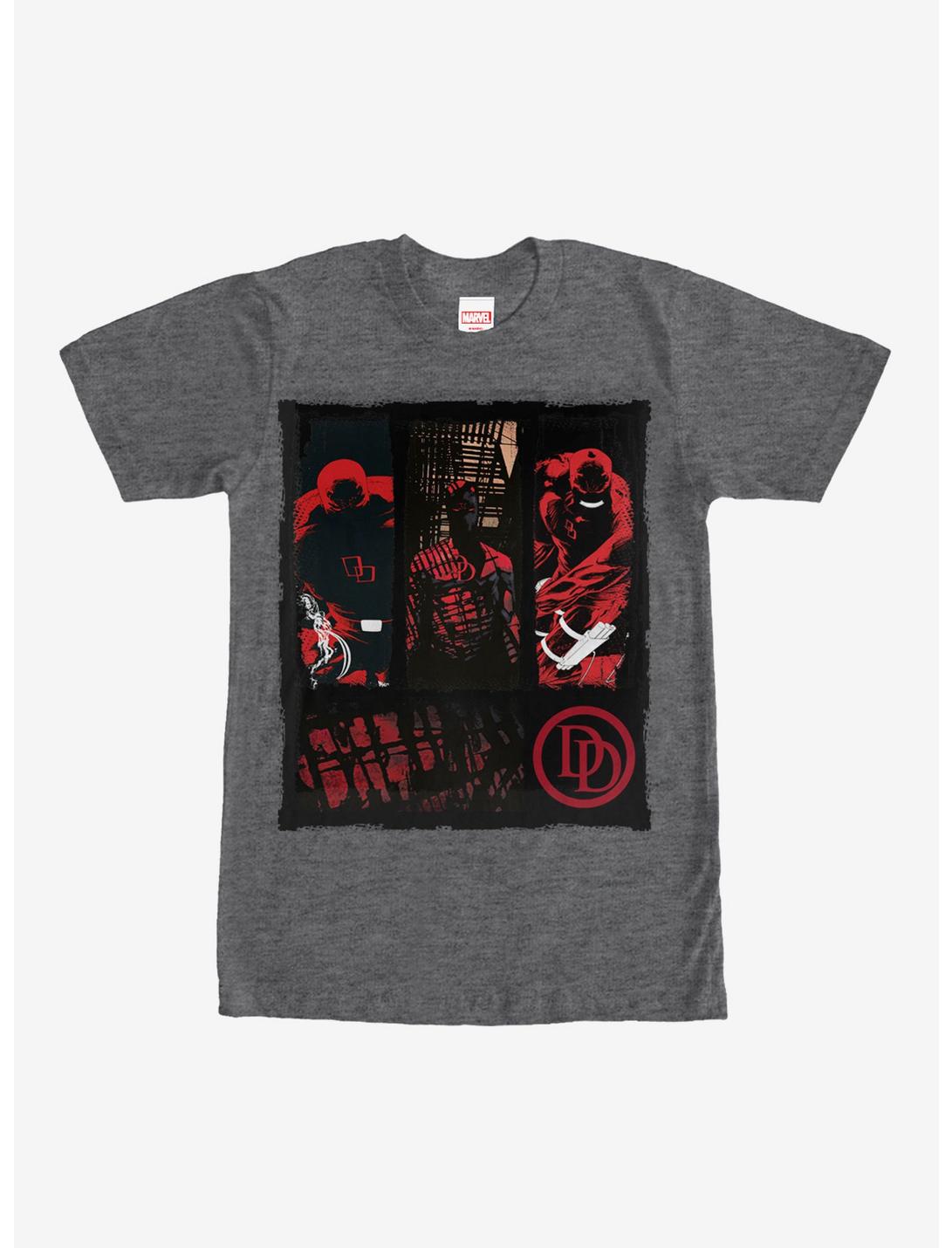 Marvel Daredevil Collage T-Shirt, CHAR HTR, hi-res