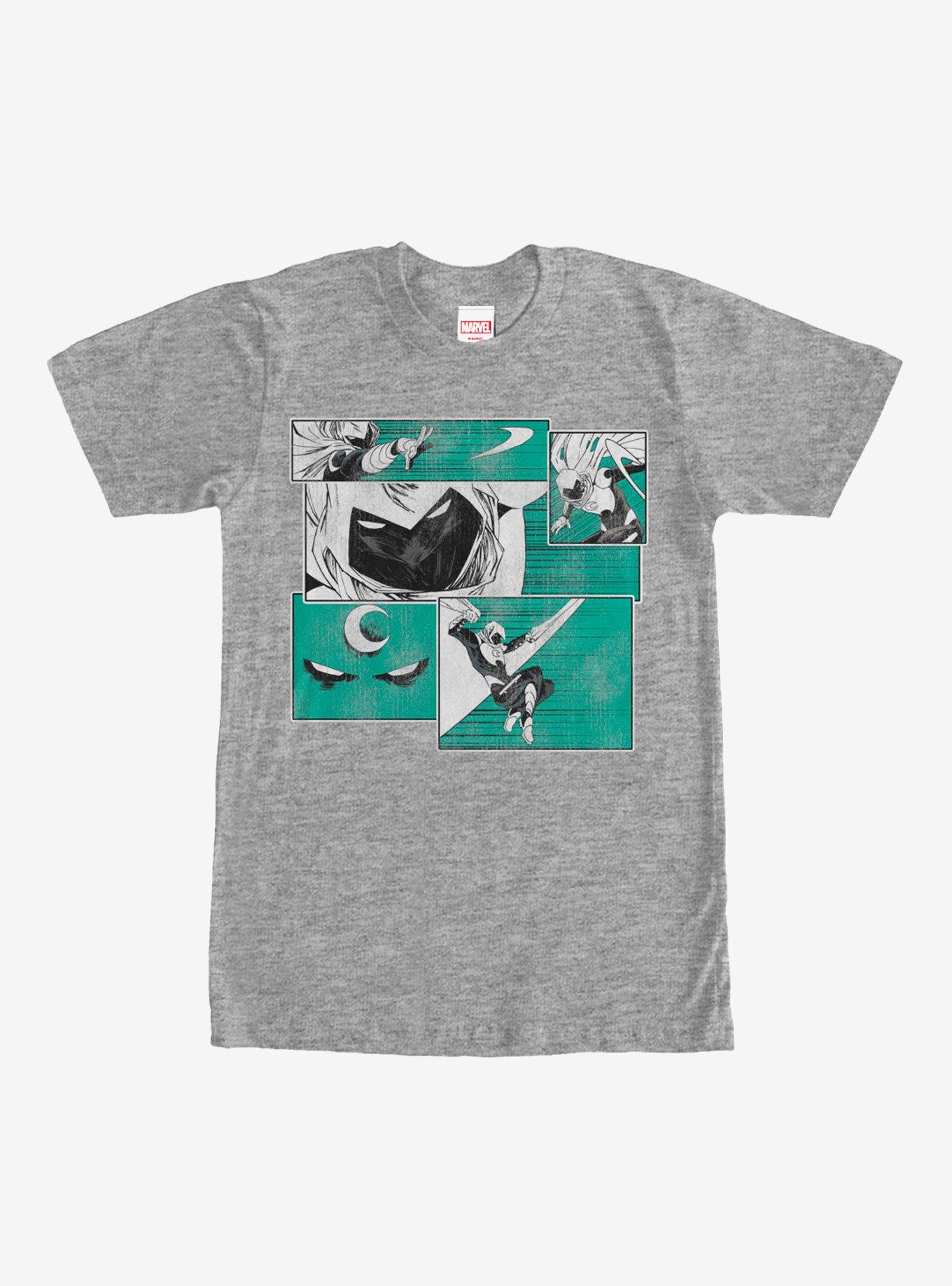 Marvel Moon Knight Panels T-Shirt, ATH HTR, hi-res