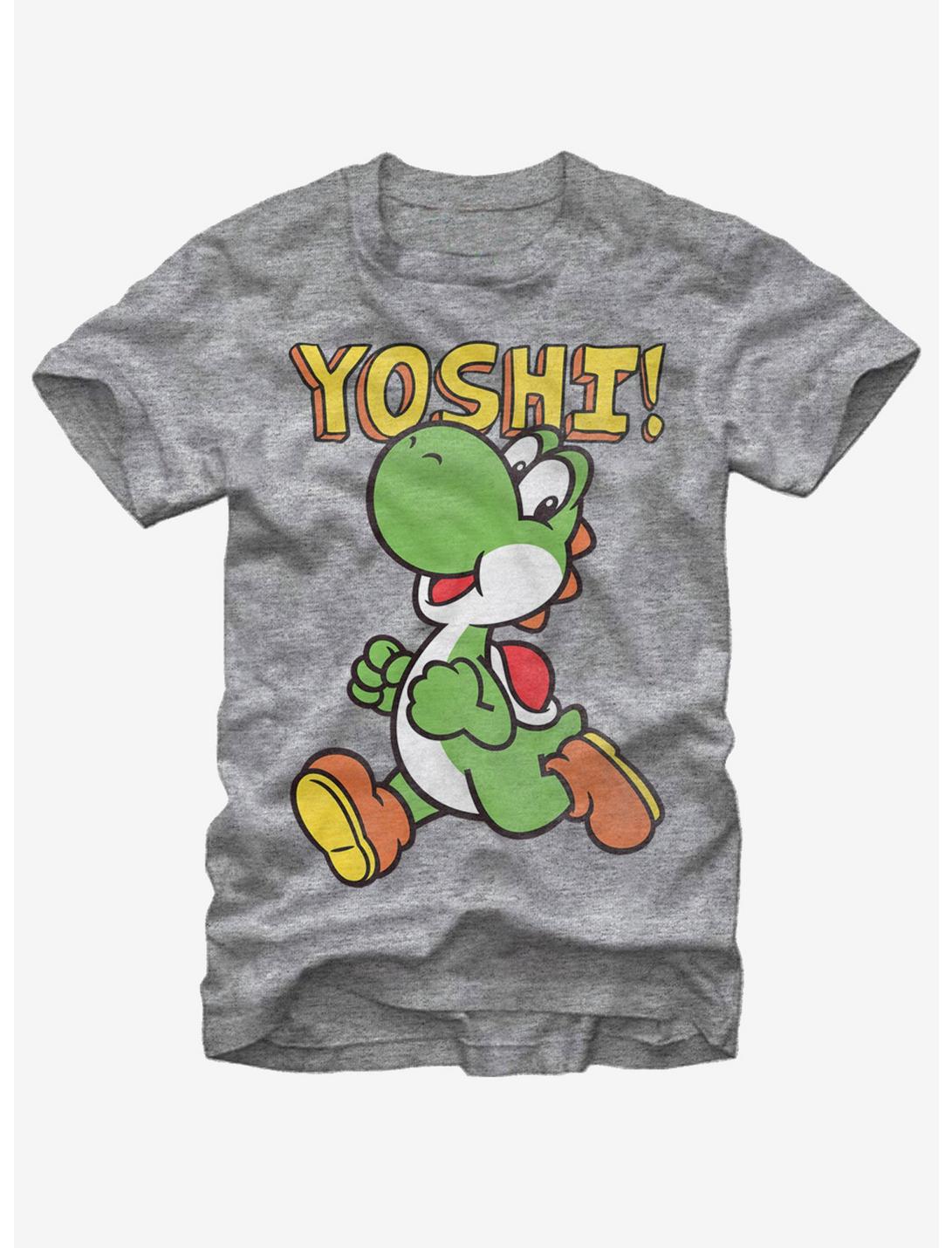 Nintendo Running Yoshi T-Shirt, ATH HTR, hi-res