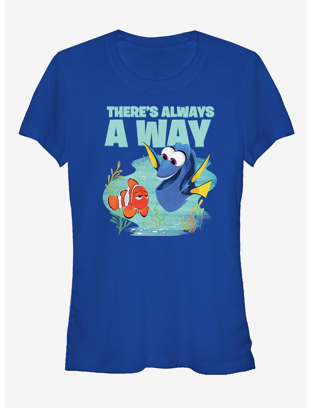 Disney Pixar Finding Nemo Always A Way Girls T-Shirt, ROYAL, hi-res