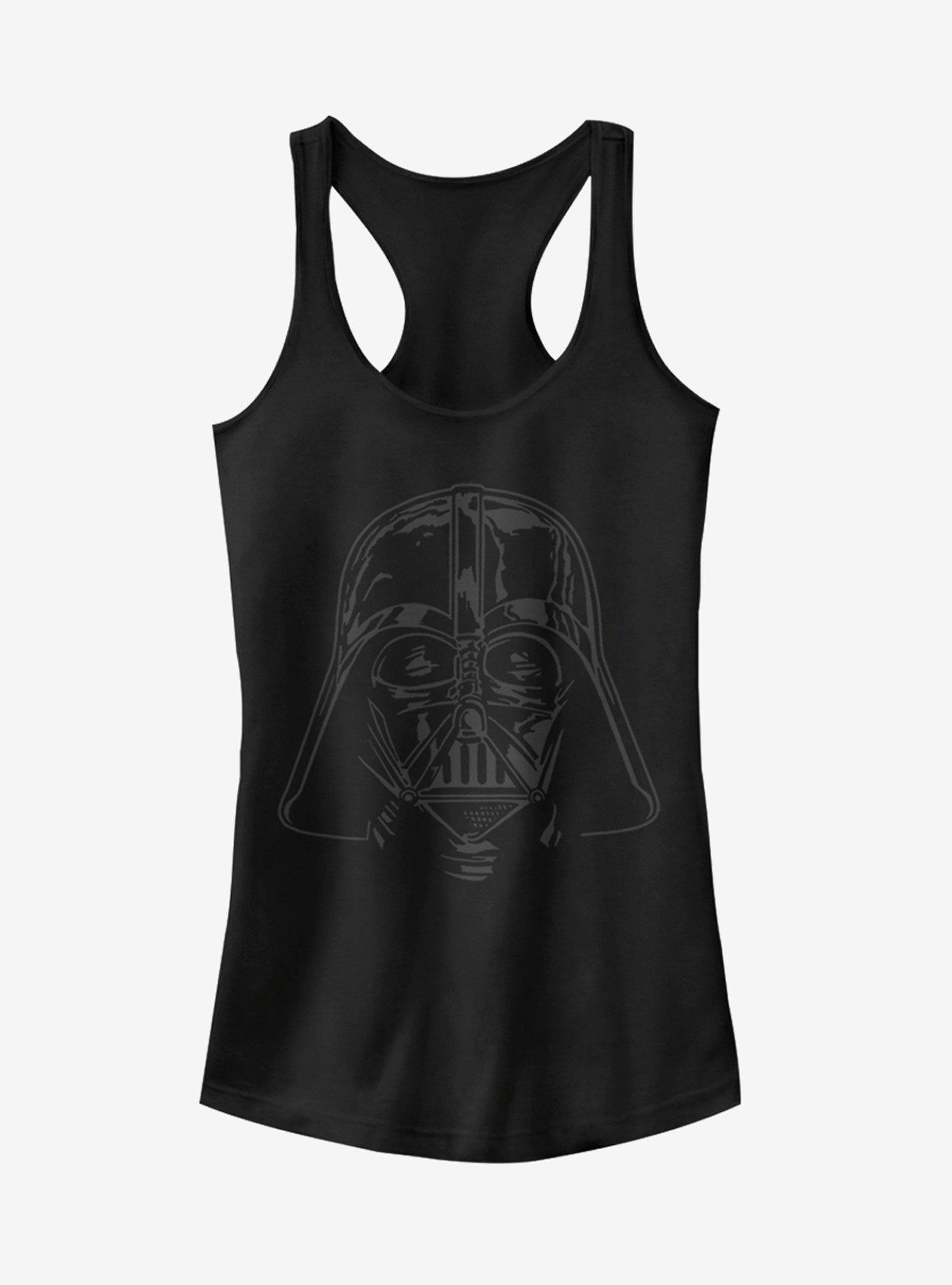 Star Wars Darth Vader Helmet Girls Tank, BLACK, hi-res