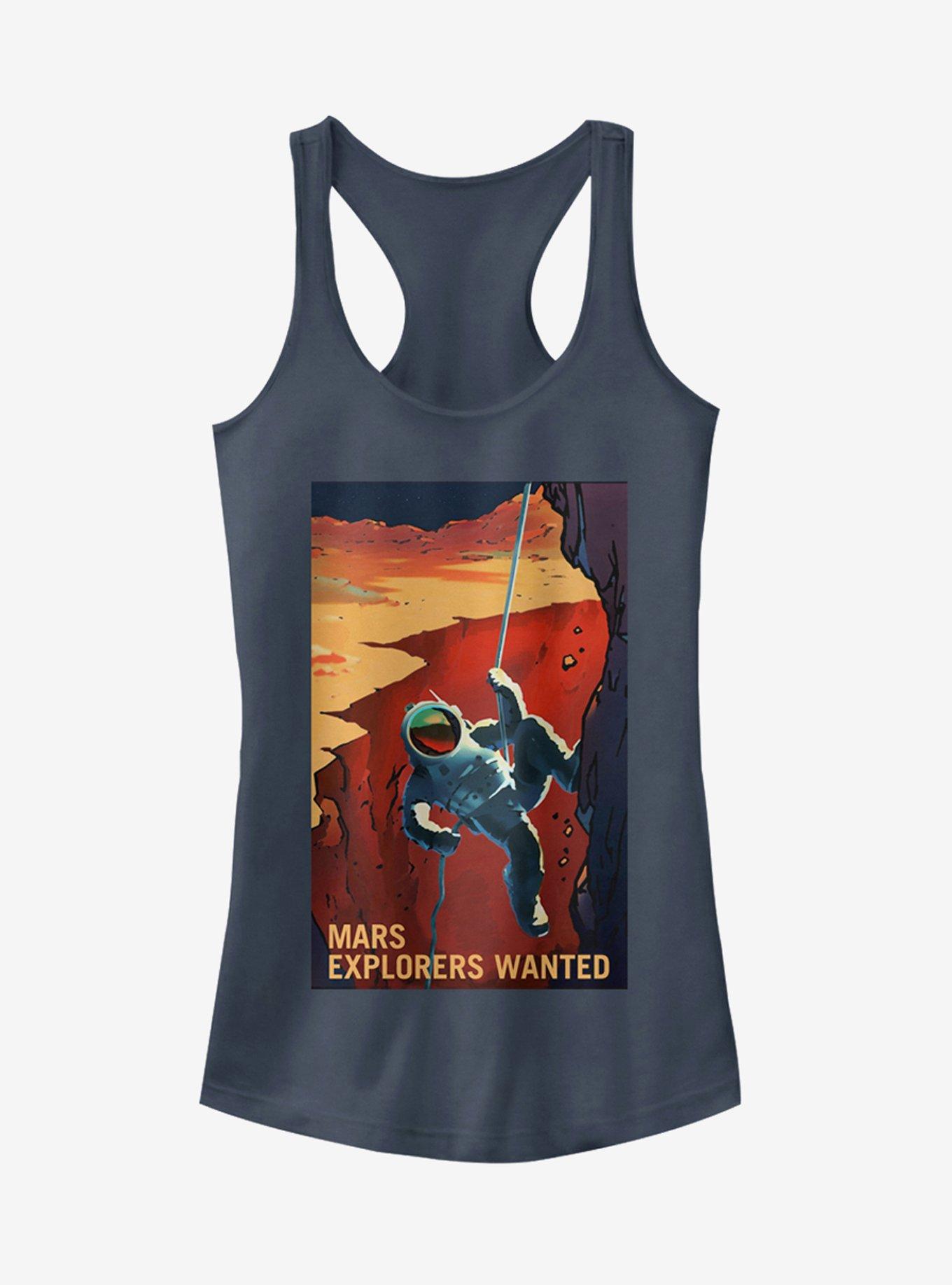 NASA Mars Explorers Wanted Girls T-Shirt, INDIGO, hi-res