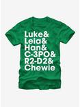 Star Wars Luke and Leia T-Shirt, KELLY, hi-res