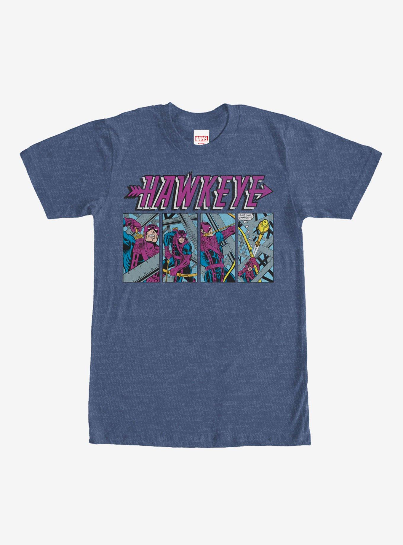 Marvel Hawkeye Comic Book One Shot T-Shirt, NAVY HTR, hi-res