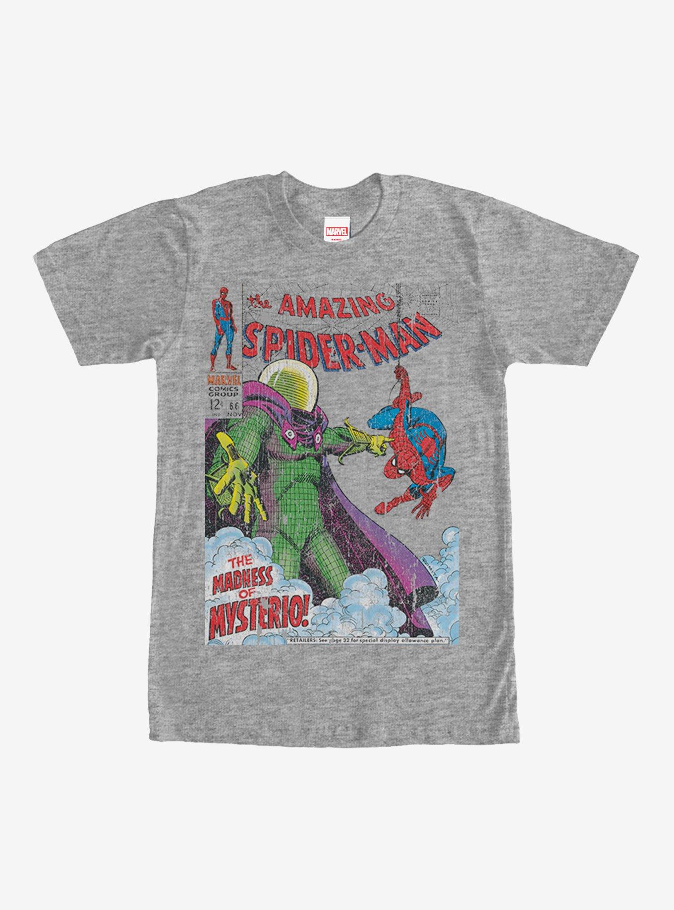 Marvel Spider-Man Madness of Mysterio T-Shirt, ATH HTR, hi-res